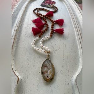 Agate Mala necklace